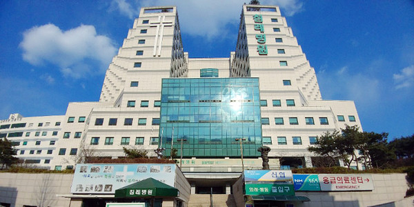 2017년 7월 14일에 파산한 부산 침례병원 전경